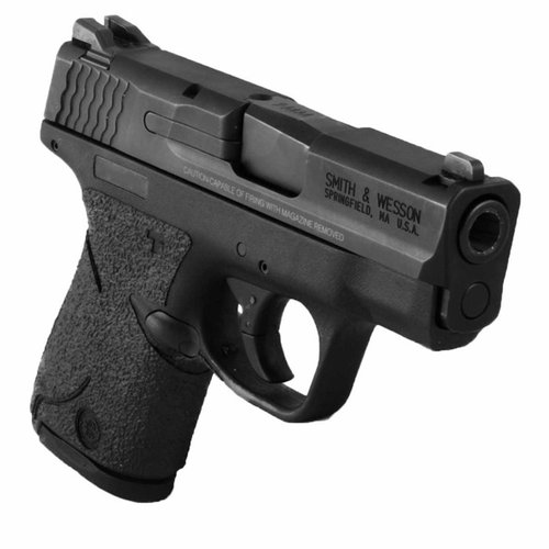 Mejora el agarre de tu S&W M&P Shield con la cinta Talon, que se adhiere sin dañar la empuñadura y ofrece control superior en 9mm y .40 S&W.