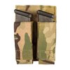 El Double Pistol Magazine Pouch de Grey Ghost Gear guarda dos cargadores de pistola con imanes fuertes, es duradero y se adapta a MOLLE/PALS. ¡Prepárate para cualquier situación!