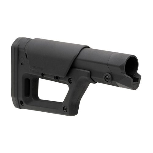 El Magpul PRS Lite es un culatín ligero y ajustable para AR-15 y AR .308, con ajustes de altura y longitud, ideal para rifles de precisión en cualquier terreno.
