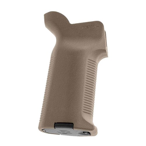 El Magpul K2-XL Grip es perfecto para manos grandes, ofrece mejor control, comodidad y tracción, y se adapta a cualquier receptor AR-15 mil-spec.