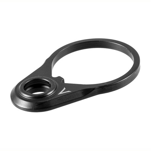 Descubre la AR-15 QD Endplate Titanium de V Seven, 50% más ligera que una de acero, con acabado en titanio oscuro o Ionbond negro y garantía de por vida.