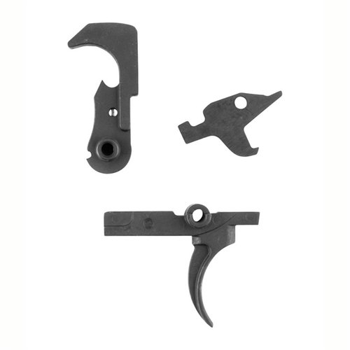 El grupo de control de fuego AR-15 Mil-Spec de ZRO DELTA ofrece un martillo y gatillo de fundición, con desconector estampado, todo 100% hecho en EE.UU.