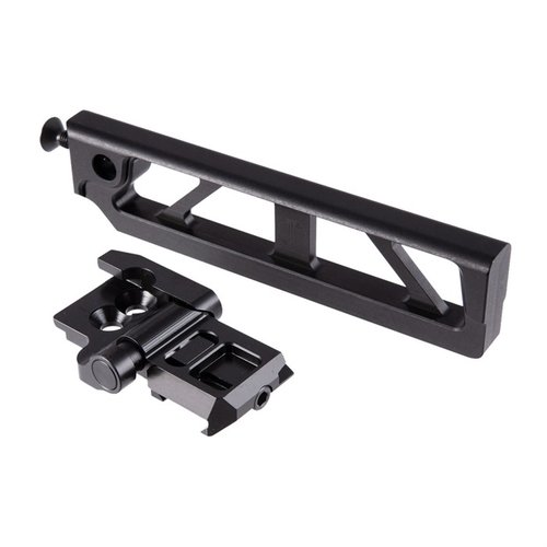 El tubo esquelético de 6 pulgadas de JMAC ofrece 6 posiciones, es ligero y rígido, y permite que la culata se pliegue de manera compacta para mejor manejo.