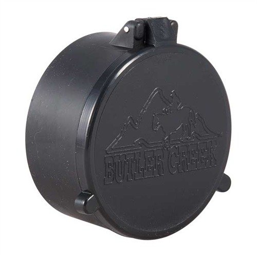 Las cubiertas FLIP-OPEN de BUTLER CREEK protegen tus lentes de polvo y humedad, se abren fácilmente con un toque y son ideales para caza y tácticas.