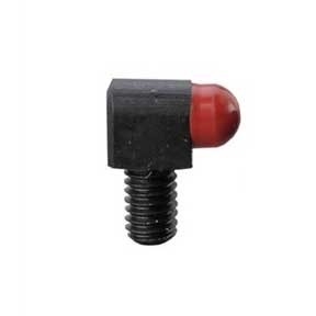 Las SIGHT BEADS de BRADLEY GUNSIGHT ofrecen un diseño robusto con un bead de plástico rojo en un bloque de acero para mayor precisión y durabilidad.