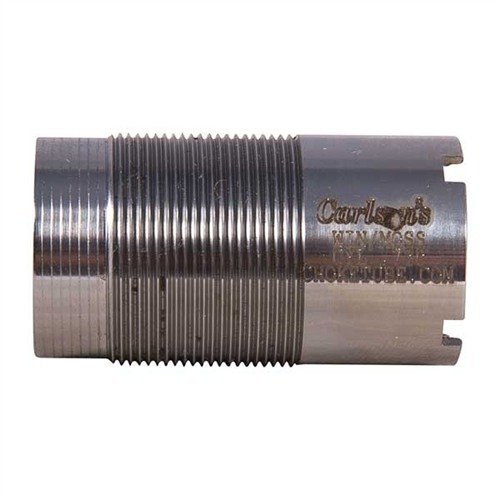 Los tubos de choke de acero inoxidable de Carlson's son ideales para escopetas con rosca Win-Choke, perfectos para cargas de plomo y acero.