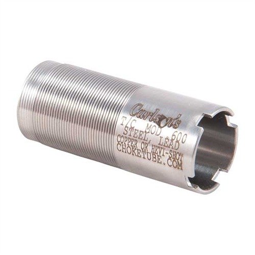 Los tubos de choke Tru-Choke de acero inoxidable son compatibles con diversas escopetas, ideales para cargas de plomo y acero, ofreciendo precisión y durabilidad.