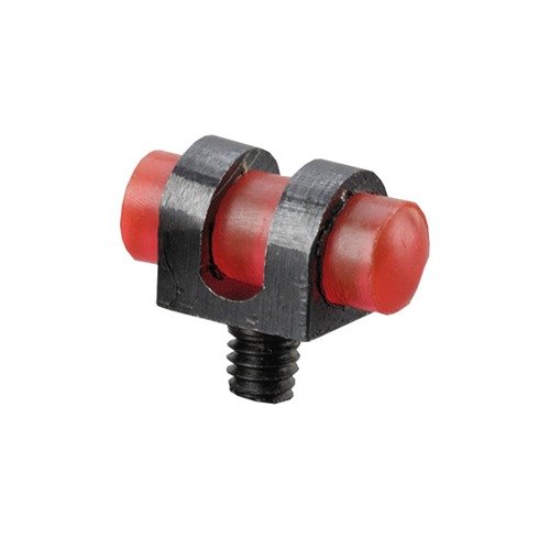 Los HIGH VISIBILITY FRONT SIGHT SHOTGUN BEADS de CARLSONS ofrecen una visibilidad excepcional con su bead blanco y rojo fluorescente, ideal para cualquier condición de caza.