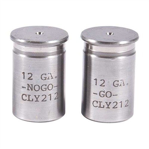 Los juegos de medidores Clymer Go & No-Go aseguran una medición precisa del headspace, con acero de alta calidad y un estuche duradero para fácil transporte.