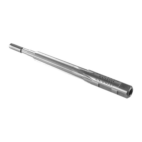 Los reamers CLYMER de 223 Wylde ofrecen durabilidad con acero M42 w/ Cobalt HSS, corte suave, y permiten intercambiar bushings para un ajuste perfecto.