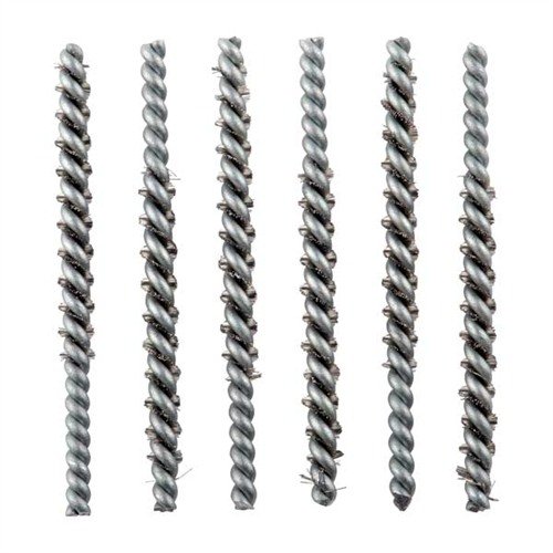 Las cepillos de acero inoxidable de DEWEY limpian rápido los puertos del cañón, eliminando residuos de plástico y carbono con un diseño fácil de usar.