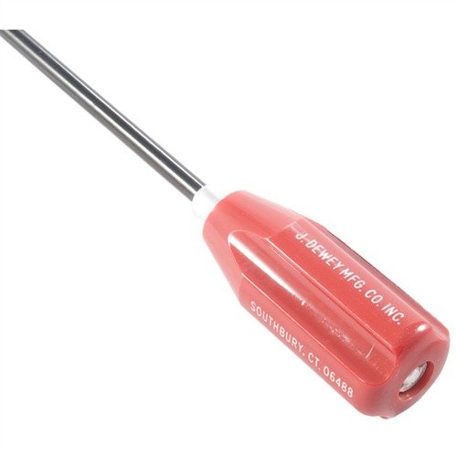 Las varillas recubiertas de nylon de Dewey protegen el estriado de tu cañón, tienen un mango de rodamientos suave y un adaptador para accesorios estándar.