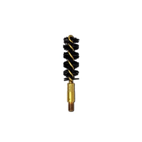 .38-.45 CALIBER NYLON PISTOL BRUSH es ideal para limpiar tu arma de fuego, ofreciendo durabilidad y eficacia sin dañar el cañón. ¡Mantén tu pistola en óptimas condiciones!