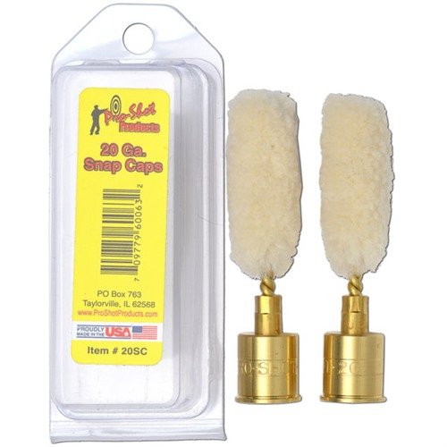 Los 20 GAUGE. SNAP CAPS de PRO SHOT son ideales para entrenar sin munición real, ayudando a mejorar tu técnica de tiro y seguridad al manipular tu escopeta.