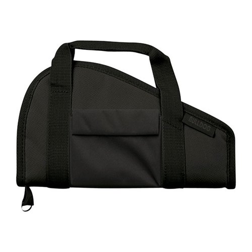 El Bulldog Medium Black Pistol Rug w/acc Pocket es perfecto para proteger tu pistola, con un diseño compacto y un bolsillo adicional para accesorios.