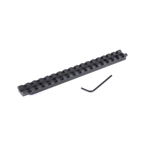 Mejora tu rifle con las bases de mira EGW Ruger American Long Action, ligeras, de aluminio extruido, sin necesidad de perforar, con riel Picatinny para máxima versatilidad.