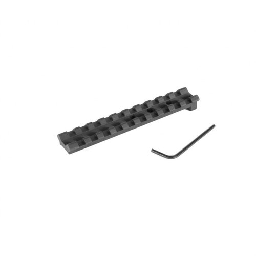 Añade versatilidad a tu revólver S&W K, L, N con una base Picatinny sin taladrar, ligera y ajustable, fabricada en aluminio 6061 T6.