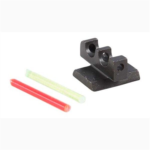 El KIMBER FIBER OPTIC FRONT SIGHT de EGW ofrece un inserto de fibra óptica brillante en rojo o verde, mejorando la visibilidad y el rendimiento de tiro.
