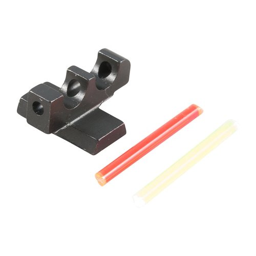 Mejora tu puntería con el PARA FIBER OPTIC FRONT SIGHT de EGW, con inserto intercambiable rojo o verde y un centro abierto para mejor transmisión de luz.