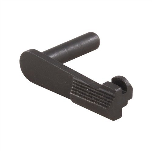 El 1911 Heavy Duty Slide Stop está hecho de acero endurecido, garantiza un ajuste preciso y está disponible en pines estándar y sobredimensionados para máxima precisión.