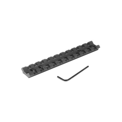 Añade versatilidad a tu Ruger 10/22 Takedown con la base de scope EGW, fácil de instalar sin taladrar, ligera y compatible con anillas Picatinny o Weaver.