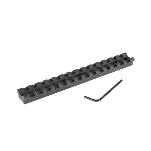 Mejora tu escopeta Benelli Super Nova con la base de mira EGW, sin necesidad de perforar, ligera y adaptable a cualquier anilla Picatinny o Weaver.