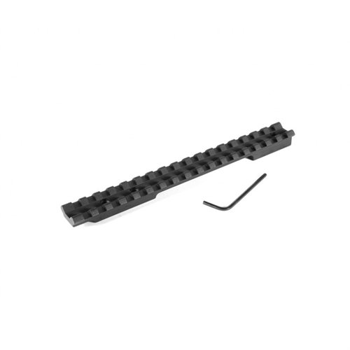 Mejora tu escopeta con la base de mira EGW Browning BBR, fácil de instalar, ligera y versátil, compatible con anillas Picatinny o Weaver.