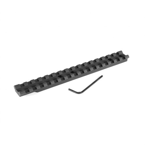 Los bases de mira EGW para Remington 710 y 770 ofrecen una riel Picatinny de una pieza, ligera y sin necesidad de perforar, ideal para ajustar la óptica fácilmente.