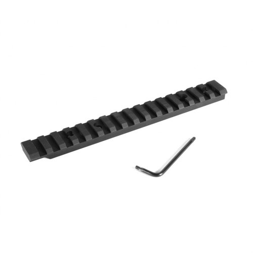 Las bases de mira EGW para Ruger American ofrecen una riel Picatinny de una pieza, fácil instalación y precisión mejorada, todo en un diseño robusto.