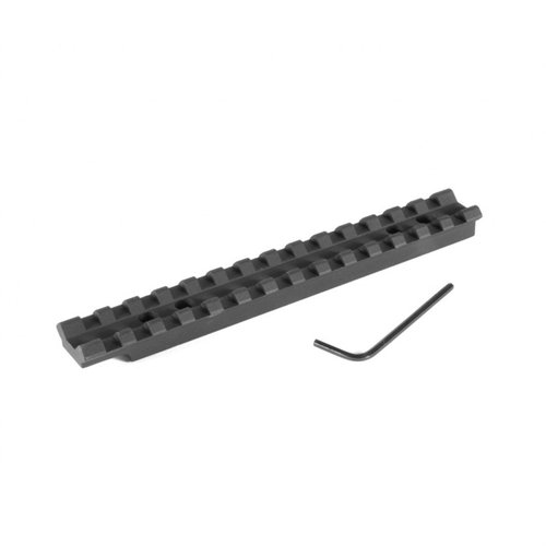 Mejora tu escopeta con la base de mira EGW Savage B-Mag, ligera y resistente, sin necesidad de perforar, y compatible con anillas Picatinny o Weaver.