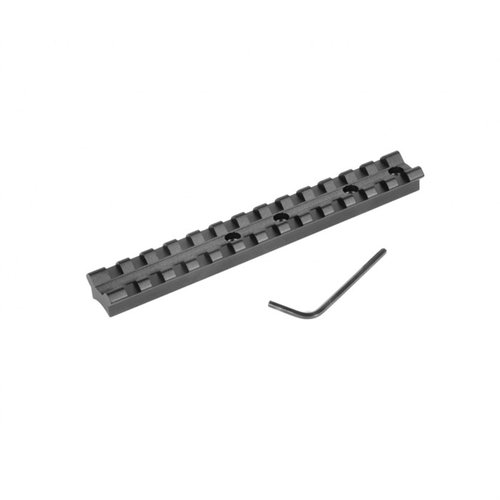 Mejora tu escopeta con las bases de mira EGW, que ofrecen un riel Picatinny de una pieza, fácil de instalar y ligero, ideal para ajustar la distancia ocular.