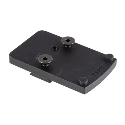 El montaje EGW para Trijicon RMR en aluminio 7075, fácil de instalar y compatible con varios modelos S&W M&P, mejora tu precisión sin modificaciones.