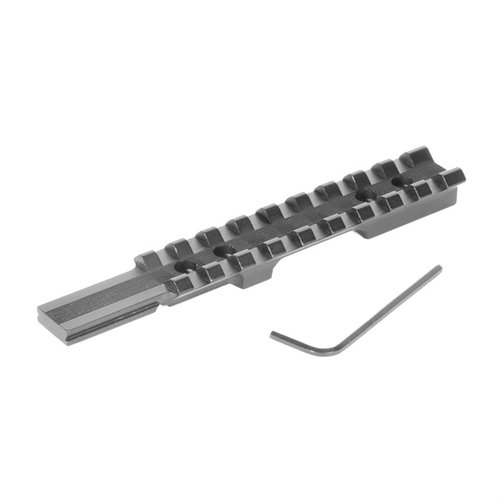 Este soporte EGW es ambidiestro, permite montar visores con flexibilidad y no obstruye las miras de fábrica, ideal para cazadores y tiradores tácticos.