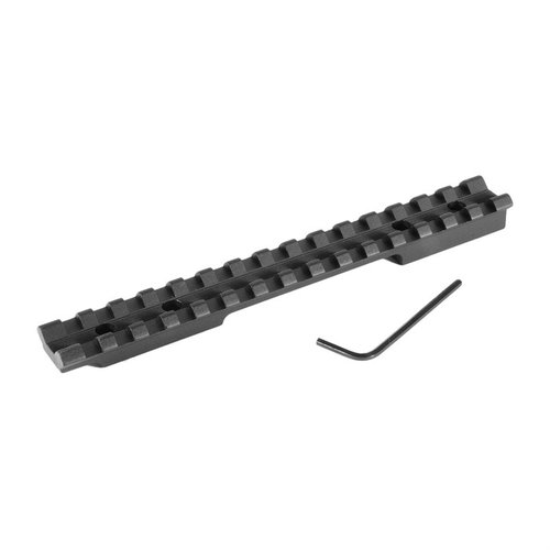 Este soporte Picatinny EGW es ambidiestro, ligero y duradero, ideal para cazadores y tiradores tácticos. Fabricado en EE.UU. con gran precisión.