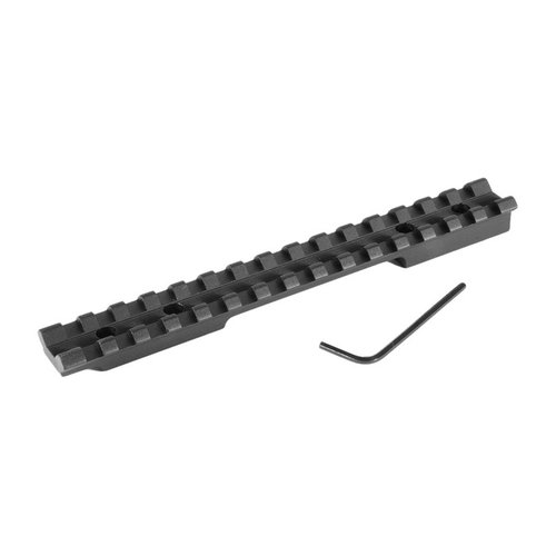 El montaje Picatinny de EGW es ambidiestro, ligero y permite flexibilidad en la instalación de accesorios, ideal para cazadores y tiradores tácticos.