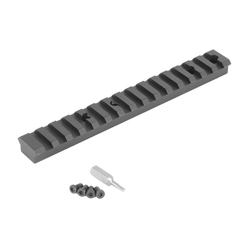 El soporte TIKKA T1X de EGW es ideal para cazadores y tiradores tácticos, con riel Picatinny de una pieza, duradero y fácil de instalar, compatible con anillas Picatinny o Weaver.