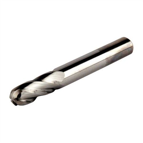 Las fresas de bola de carburo de 5/16" son perfectas para cortes suaves y profundos, ideales para acero endurecido, sin necesidad de pre-perforar.