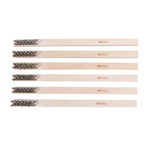 Las brochas de limpieza de acero inoxidable, latón o nylon son duraderas y efectivas, perfectas para mantener tus armas en óptimas condiciones.