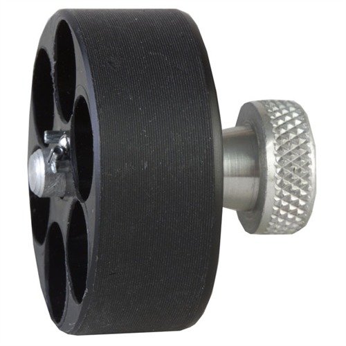 El SPEEDLOADER HKS es compacto y ligero, permite recargar rápido y seguro, sujeta las balas firmemente y se carga fácilmente con un giro del botón.