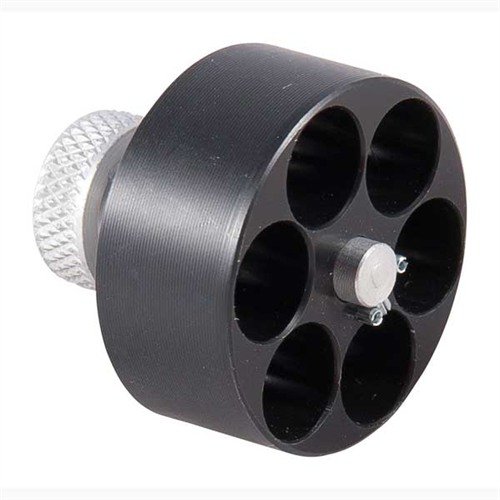 El SPEEDLOADER MK-3A es compacto y ligero, permite una recarga rápida y segura, y su knob estriado facilita la carga de cartuchos con solo girarlo.