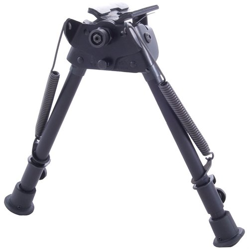 El S-L BIPOD SLING SWIVEL MOUNT de HARRIS ofrece estabilidad y precisión en el campo, con patas telescópicas ajustables y diseño ligero para fácil transporte.
