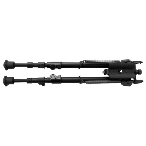 El S-25C BIPOD SLING SWIVEL MOUNT de HARRIS ofrece estabilidad, ajuste rápido de altura y rotación para nivelar en terrenos irregulares, ideal para rifles de cerrojo.