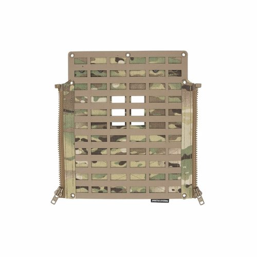 El MOLLE Back Panel Lite de SPIRITUS SYSTEMS te permite cambiar rápidamente configuraciones de carga trasera, con 6 columnas de MOLLE y fácil instalación sin herramientas.