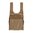 SPIRITUS SYSTEMS LV-119 REAR OVERT PLATE BAG (LARGE), COYOTE BROWN