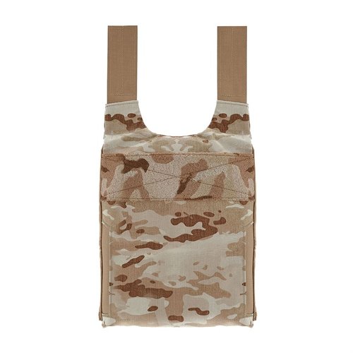 La bolsa trasera LV/119 de Spiritus Systems ofrece un perfil bajo, ajuste interno para el cummerbund y espacio para placas SAPI, ideal para operaciones encubiertas.