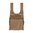 SPIRITUS SYSTEMS LV-119 REAR OVERT PLATE BAG (X-LARGE) - COYOTE BROWN
