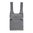 SPIRITUS SYSTEMS LV-119 FRONT OVERT PLATE BAG (X-LARGE) - WOLF GREY