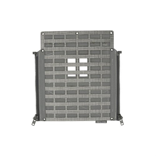 El MOLLE Back Panel Lite de SPIRITUS SYSTEMS permite cambiar rápidamente configuraciones de carga trasera, con 6 columnas de MOLLE y sin necesidad de herramientas.