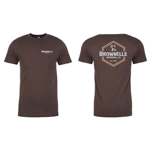 Mantente fresco y cómodo con las nuevas camisetas de Brownells, disponibles en tallas XS a 3XL y en varios colores. ¡La moda de Brownells nunca pasa!