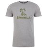 Mantente fresco y cómodo con la nueva línea de camisetas Brownells. Disponibles en tallas XS a 3XL y varios colores, ¡la moda nunca pasa de moda!
